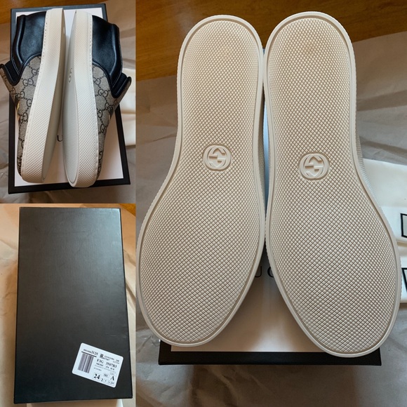 Gucci Men Wolf GG Supreme Dublin SlipOn Sneaker 8G - Picture 8 of 8